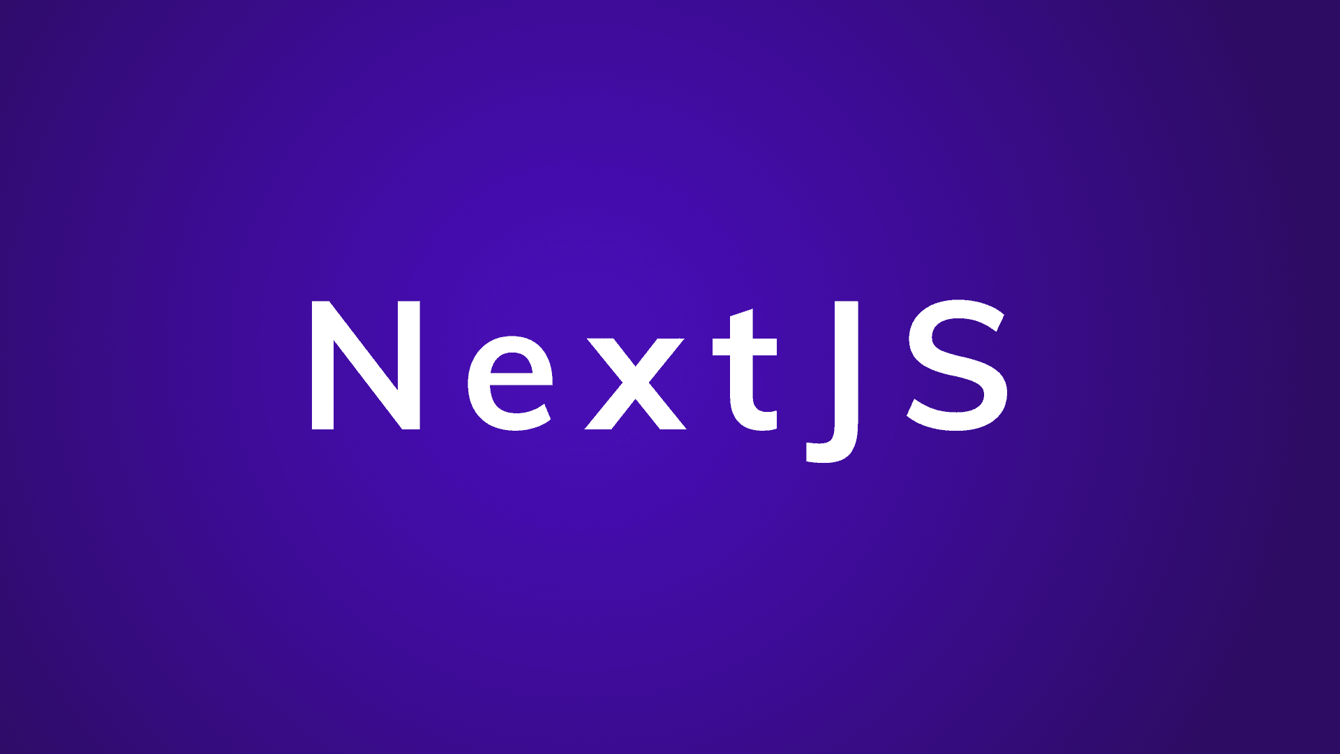 Getting Started with NextJS1